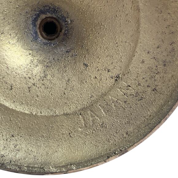 Vintage Solid Brass 3-Arm Candelabra Made in Japan Hollywood Regency - Picture 8 of 10